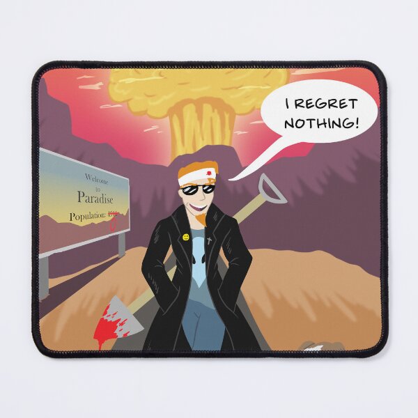 Item preview, Leave Paradise in Style (Postal 2 art) designed and sold by RyKavProduction.