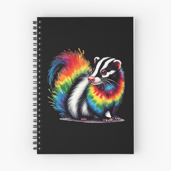 Item preview, Rainbow Tye Dye Skunk So Stinking Cool designed and sold by GroovyColors.