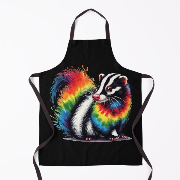Item preview, Rainbow Tye Dye Skunk So Stinking Cool designed and sold by GroovyColors.