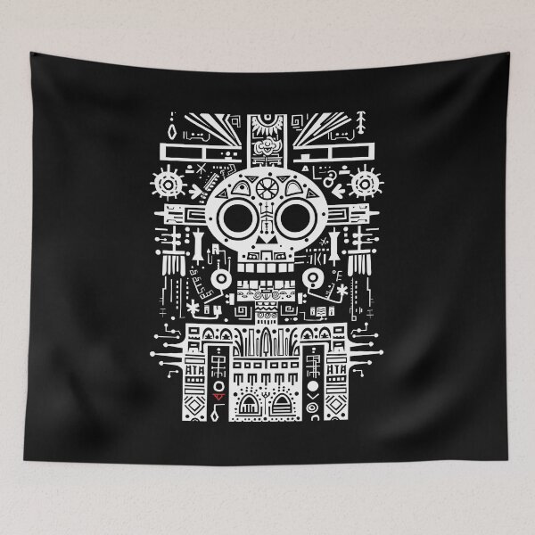 Item preview, Ancient people use hieroglyph art space invader communication designed and sold by scooterbaby.