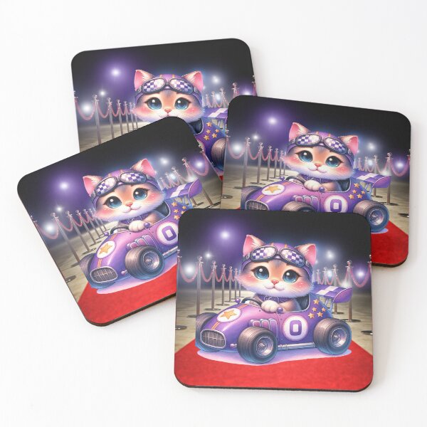 Item preview, Glamorous Kitten Racer on the Red Carpet designed and sold by Sillytoe.