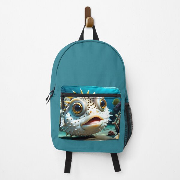 Item preview, Funny Little Spiky Pufferfish In The Ocean designed and sold by TheArtOfPat.