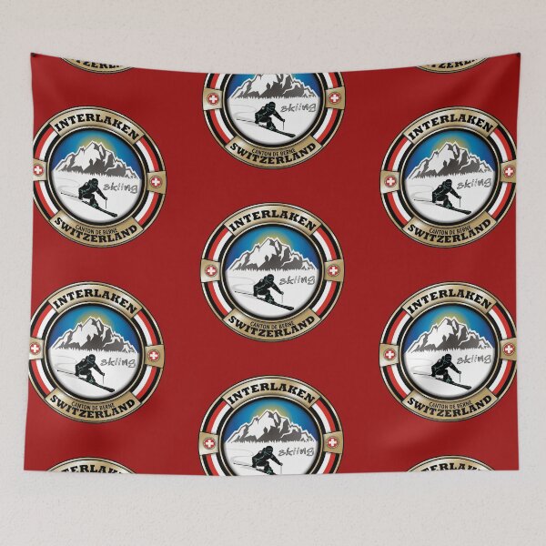 Item preview, Interlaken Switzerland skiing designed and sold by studioss76.