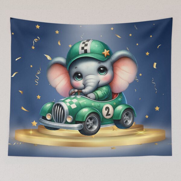 Item preview, Elephant Racer Extravaganza designed and sold by Sillytoe.