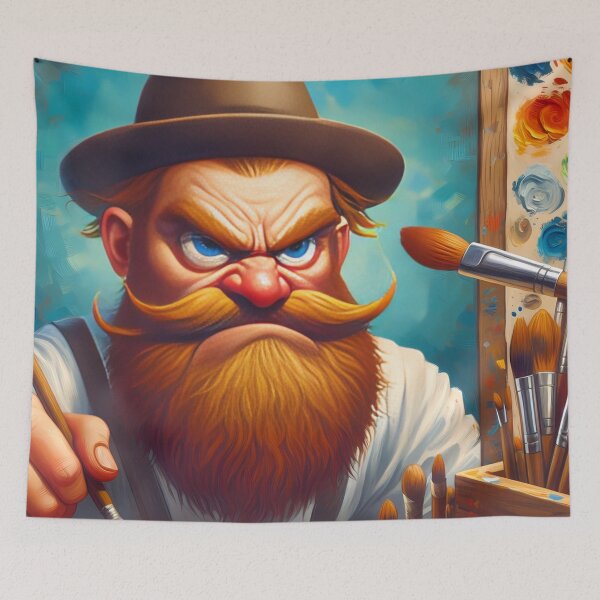 Item preview, The Determined Artist: A Portrait of Passion and Precision designed and sold by aminz4.