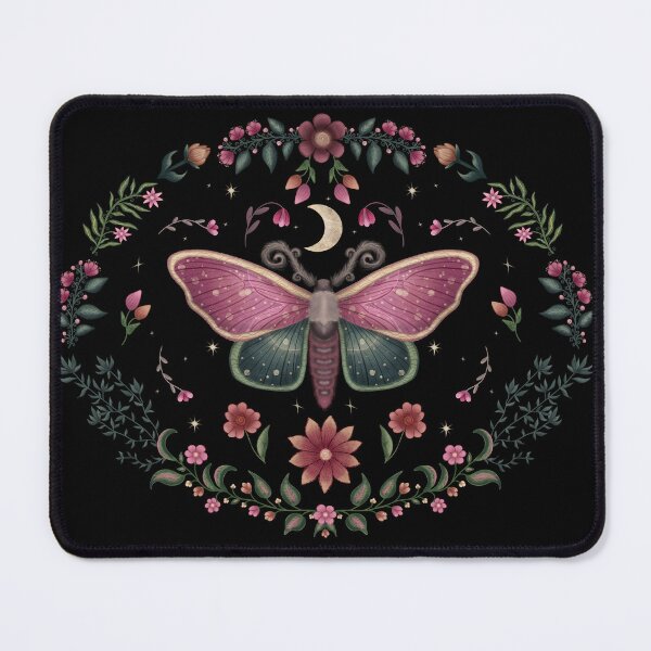 Item preview, Whimsical Moth - horizontal elliptic version designed and sold by Witchy-shop.
