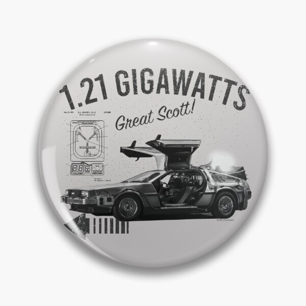 Item preview, Back to the Future 1.21 Gigawatts DeLorean Car (© UCS LLC and Amblin) Lts designed and sold by Alema Art.