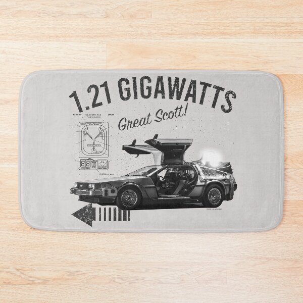 Item preview, Back to the Future 1.21 Gigawatts DeLorean Car (© UCS LLC and Amblin) Lts designed and sold by Alema Art.