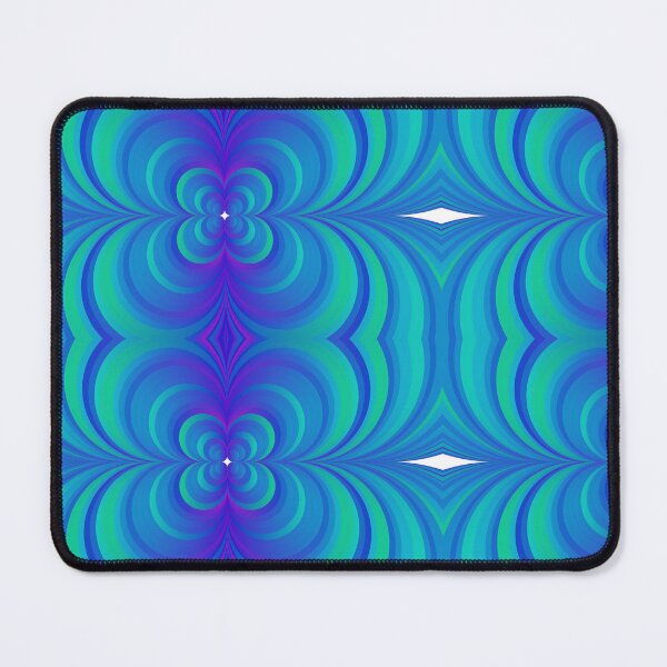 Item preview, Intricate Prism Illusion Dynamic Design Abstract Art Blue designed and sold by Alchemy-A-La-G.