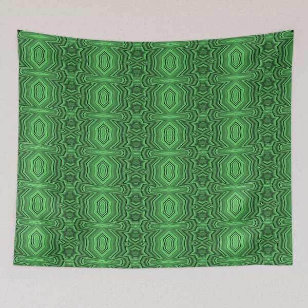 Item preview, Intricate Prism Illusion Dynamic Design Abstract Art Green designed and sold by Alchemy-A-La-G.