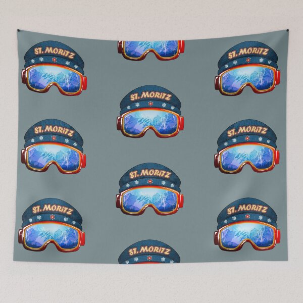 Item preview, St. Moritz Switzerland ski goggles designed and sold by studioss76.