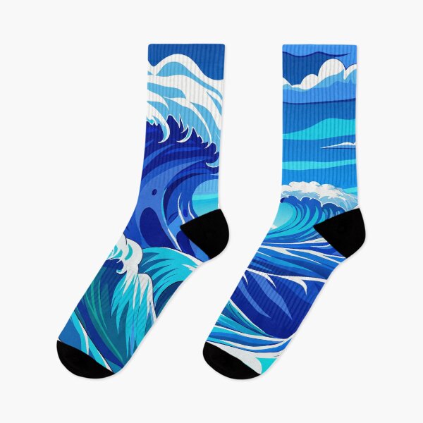 Item preview, Blue Ocean Waves  designed and sold by GraphicsClub.