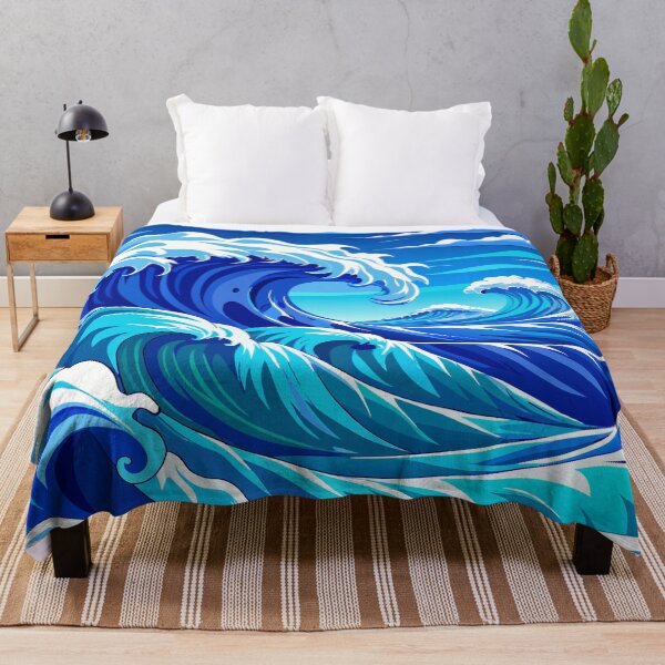 Item preview, Blue Ocean Waves  designed and sold by GraphicsClub.