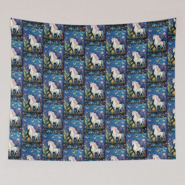 Item preview, Magic Unicorn in the starry sky. Abstraction. designed and sold by Natalia-Vlad.