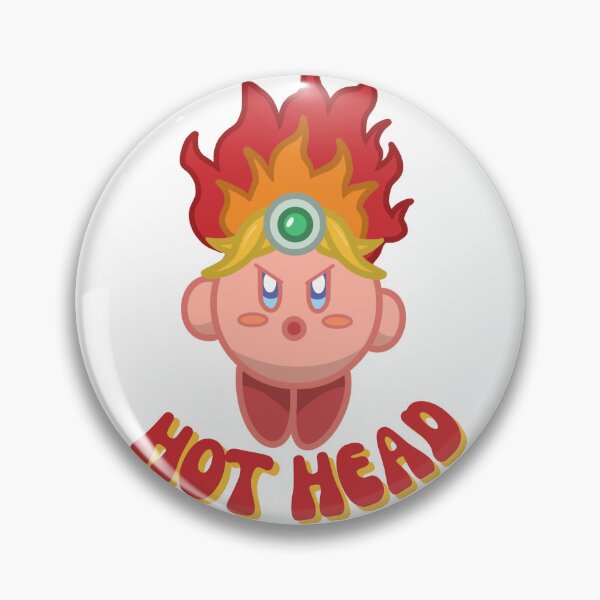 Item preview, Hot Head Kirb designed and sold by weebakon.