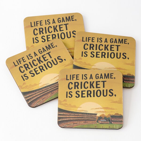 Artikelvorschau, Das Leben ist ein Spiel, Cricket ist ernst entworfen und verkauft von DJ-Portable.