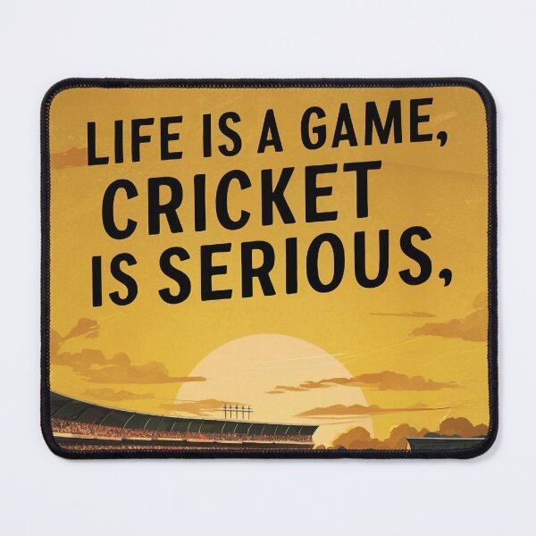 Item preview, Life is a Game, Cricket Is Serious designed and sold by DJ-Portable.