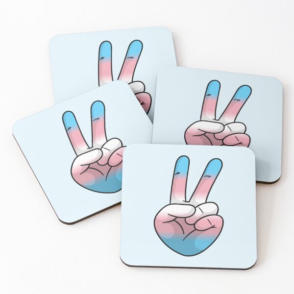 Item preview, Trans Pride Peace Out designed and sold by everything4eva.