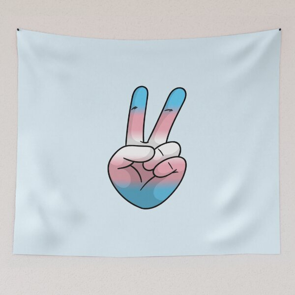 Item preview, Trans Pride Peace Out designed and sold by everything4eva.
