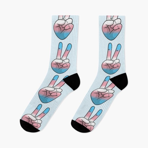 Item preview, Trans Pride Peace Out designed and sold by everything4eva.