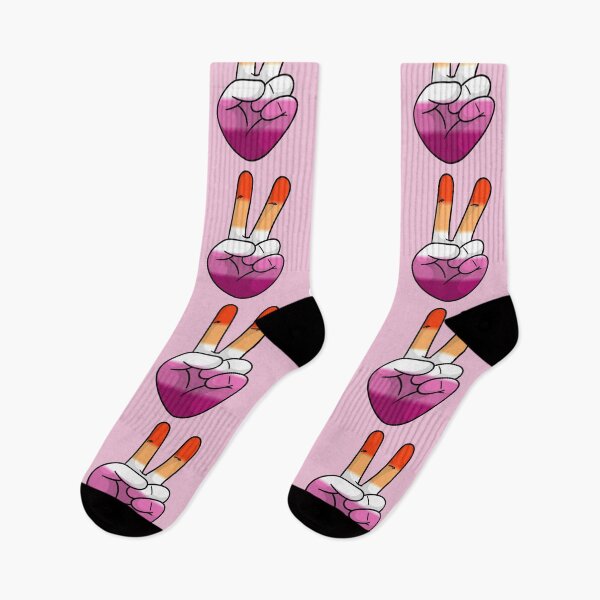 Item preview, Lesbian Pride Peace Out designed and sold by everything4eva.