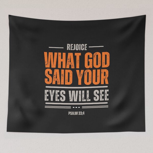 Item preview, Rejoice what God said your eyes will see. designed and sold by Virtuousvogue.