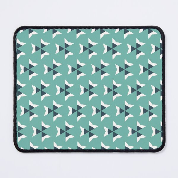 Item preview, Cloverfield Blue, Green, and White Pattern designed and sold by CRYSTAL WOMACK.
