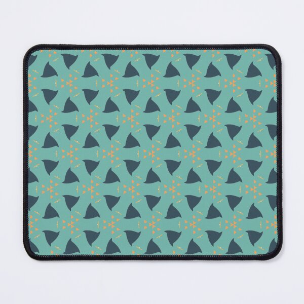 Item preview, Cloverfield Blue, Green, and Orange Pattern designed and sold by CRYSTAL WOMACK.