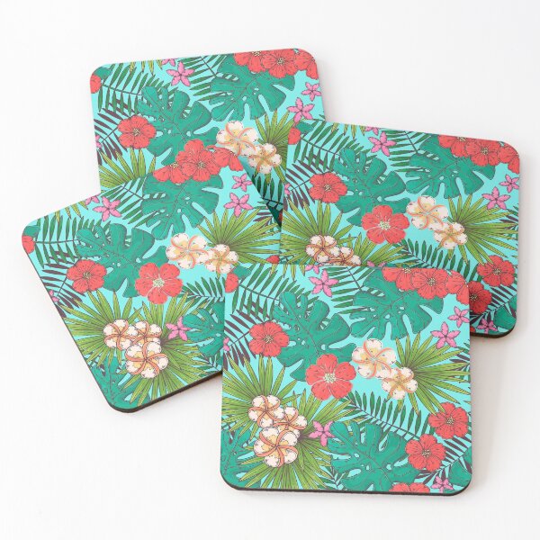 Item preview, Hawaiian seamless pattern flowers designed and sold by LaughingProf.