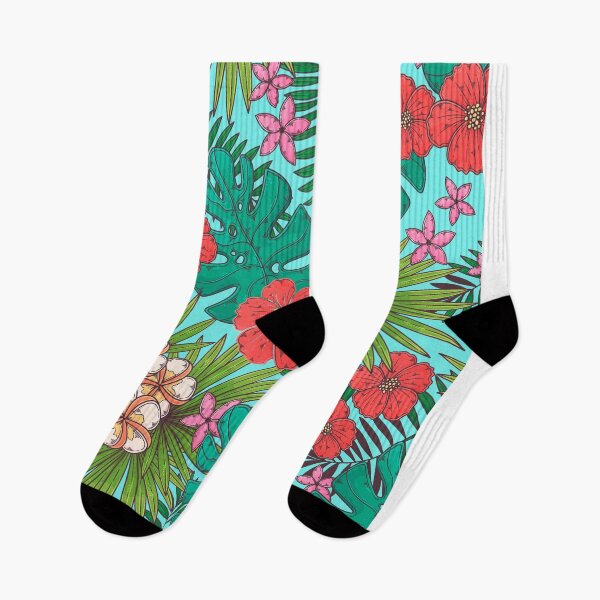 Item preview, Hawaiian seamless pattern flowers designed and sold by LaughingProf.