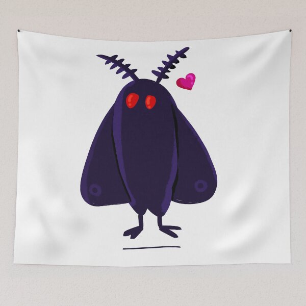 Item preview, Moth man loves u  designed and sold by RedRiverValley.