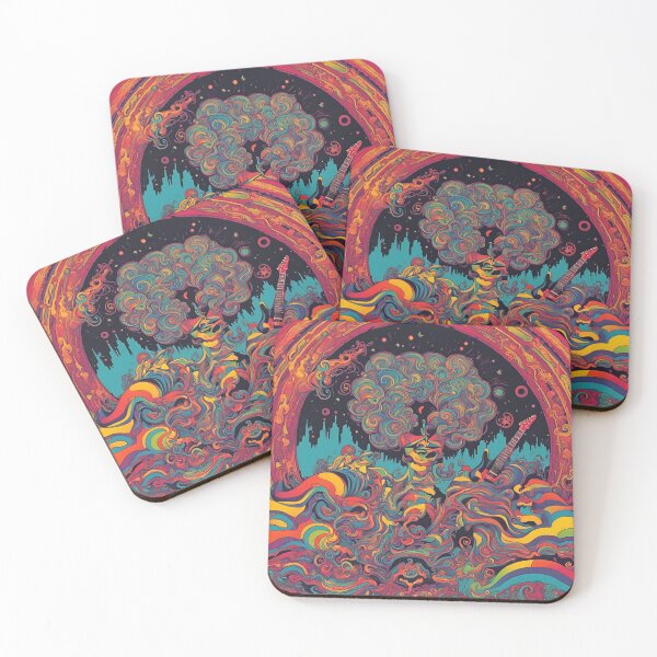 Item preview, PSYCHEDELIC ART designed and sold by MetalRockMusic.