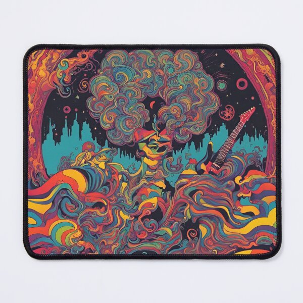 Item preview, PSYCHEDELIC ART designed and sold by MetalRockMusic.
