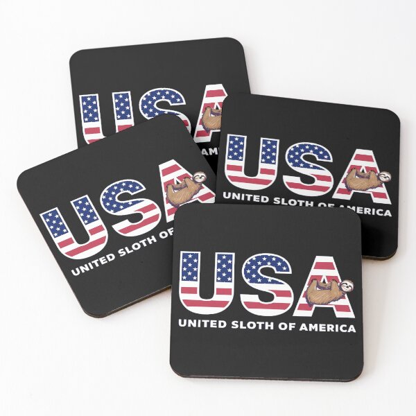 Item preview, United Sloth of America Funny 4th of July Usa designed and sold by PlanetMarker.
