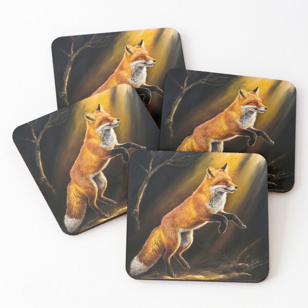 Artikelvorschau, Fuchs-Portrait. Frühlingsfuchs, Blumenfuchs, Vintage-Fuchs, Fuchs-Gemälde, Caravaggio-Stil entworfen und verkauft von FoxVibes.