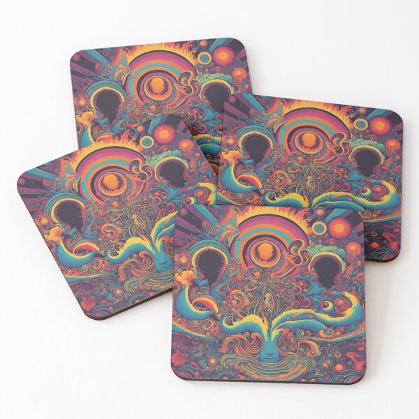 Item preview, PSYCHEDELIC VISUAL ART designed and sold by MetalRockMusic.