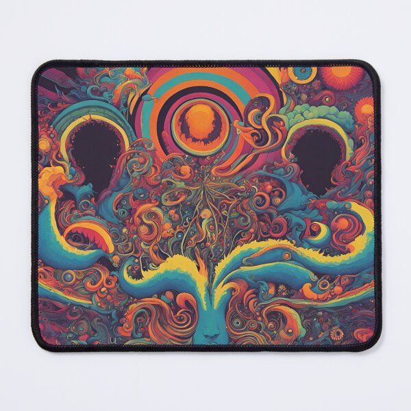 Item preview, PSYCHEDELIC VISUAL ART designed and sold by MetalRockMusic.