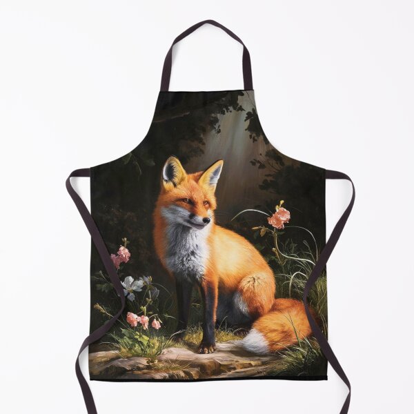 Artikelvorschau, Fuchs-Portrait. Frühlingsfuchs, Blumenfuchs, Vintage-Fuchs, Fuchs-Gemälde, Caravaggio-Stil entworfen und verkauft von FoxVibes.