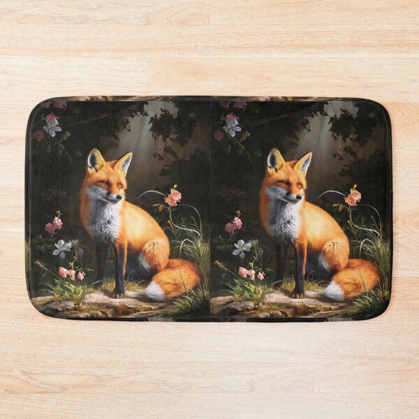 Artikelvorschau, Fuchs-Portrait. Frühlingsfuchs, Blumenfuchs, Vintage-Fuchs, Fuchs-Gemälde, Caravaggio-Stil entworfen und verkauft von FoxVibes.
