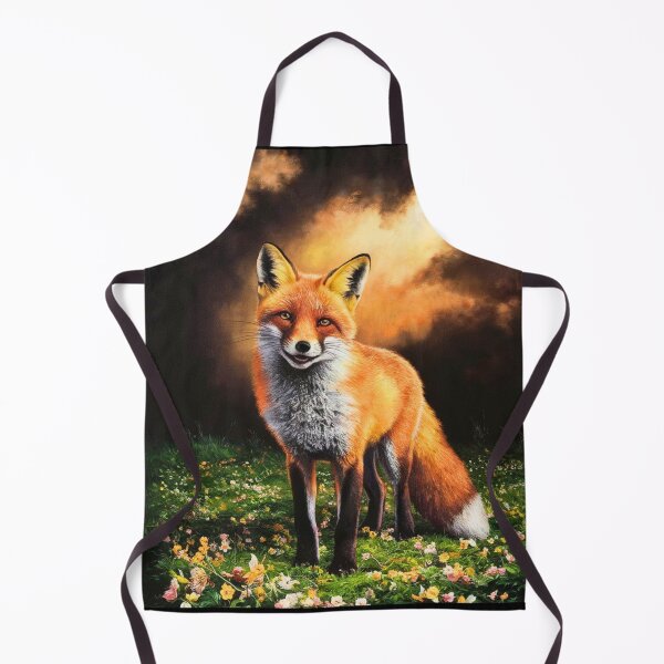 Artikelvorschau, Fuchs-Portrait. Frühlingsfuchs, Blumenfuchs, Vintage-Fuchs, Fuchs-Gemälde, Caravaggio-Stil entworfen und verkauft von FoxVibes.