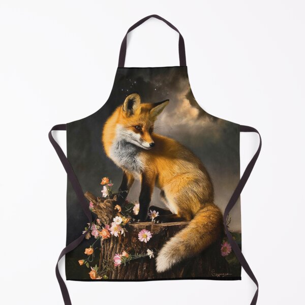 Artikelvorschau, Fuchs-Portrait. Frühlingsfuchs, Blumenfuchs, Vintage-Fuchs, Fuchs-Gemälde, Caravaggio-Stil entworfen und verkauft von FoxVibes.
