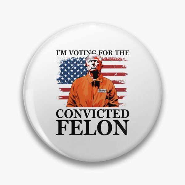 Item preview, Im voting for the convicted felon, Free Trump designed and sold by vestalshop.