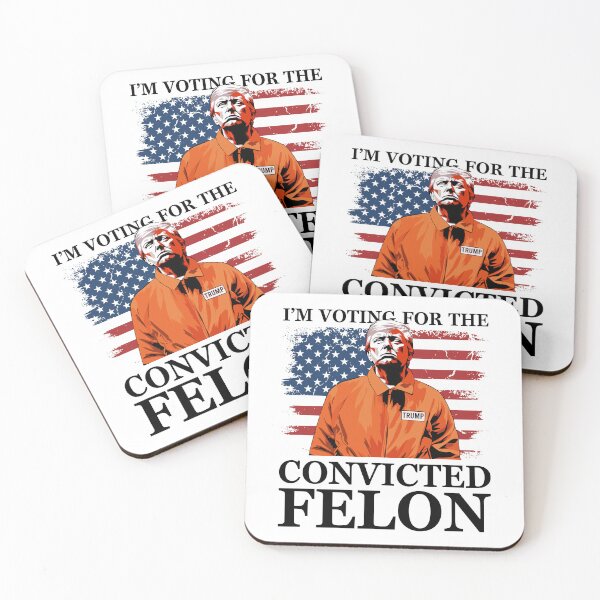 Item preview, Im voting for the convicted felon, Free Trump designed and sold by vestalshop.
