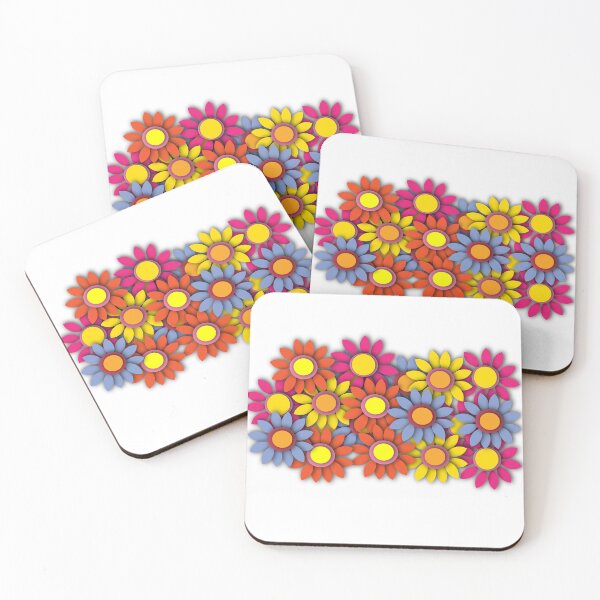 Item preview, multi-colored light and shadow flower pattern designed and sold by wonghong.