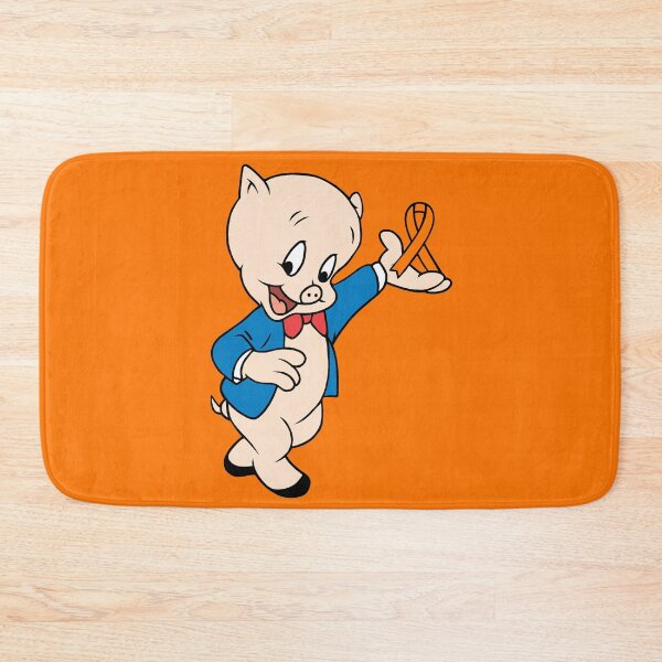 Item preview, Classic Cartoon Pig With Awareness Ribbon (Orange) designed and sold by CaitlynConnor.