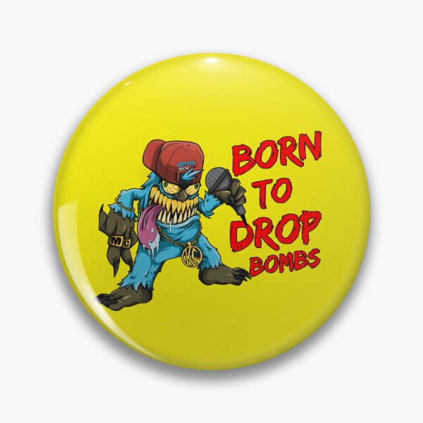 Item preview, Rapper MC Born To Drop Bombs designed and sold by KritterCrew.