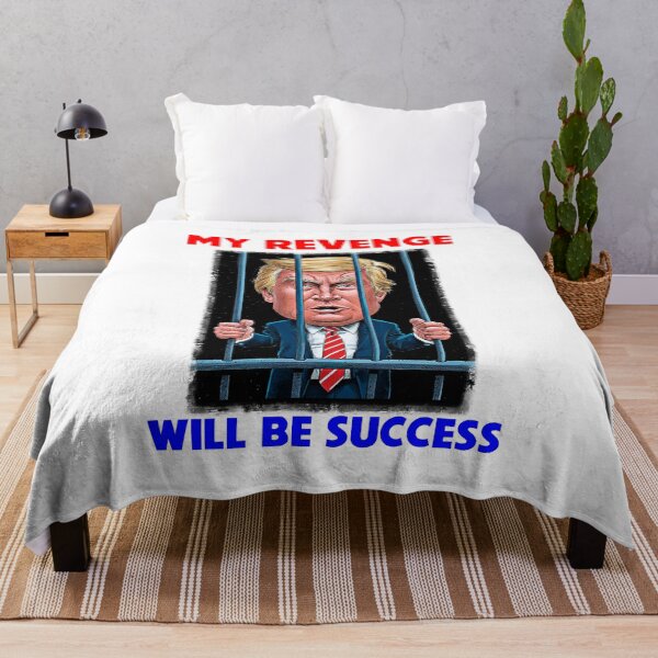 Item preview, Funny Political Satire - Trump in Prison "My Revenge Will Be a Success" T-Shirt designed and sold by artetotal.