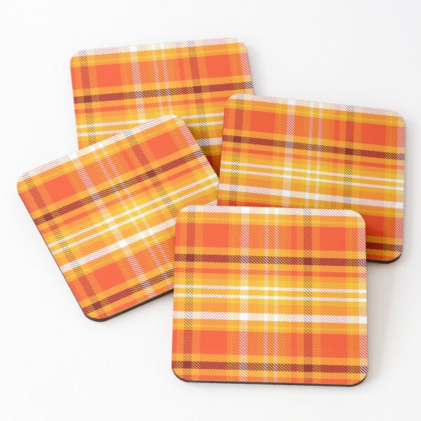 Item preview, Spooky Plaid: Halloween-Colored Plaid Style Pattern Background" designed and sold by hjian8219.