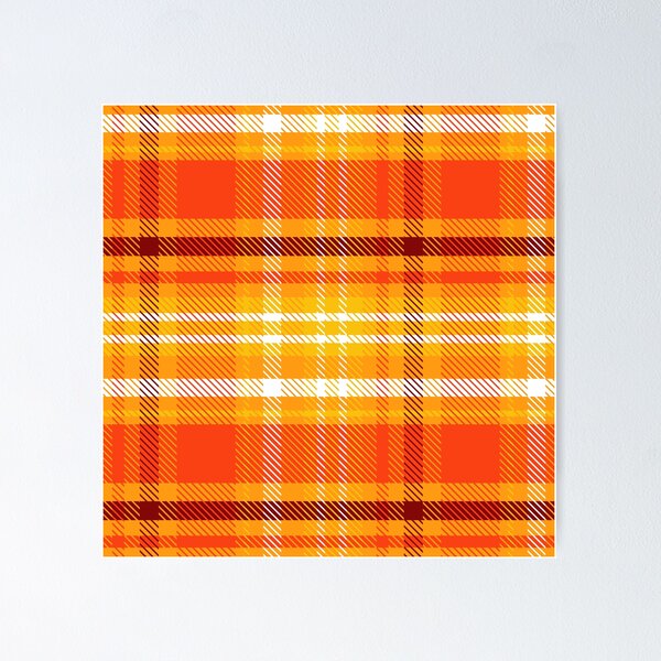 Item preview, Spooky Plaid: Halloween-Colored Plaid Style Pattern Background" designed and sold by hjian8219.