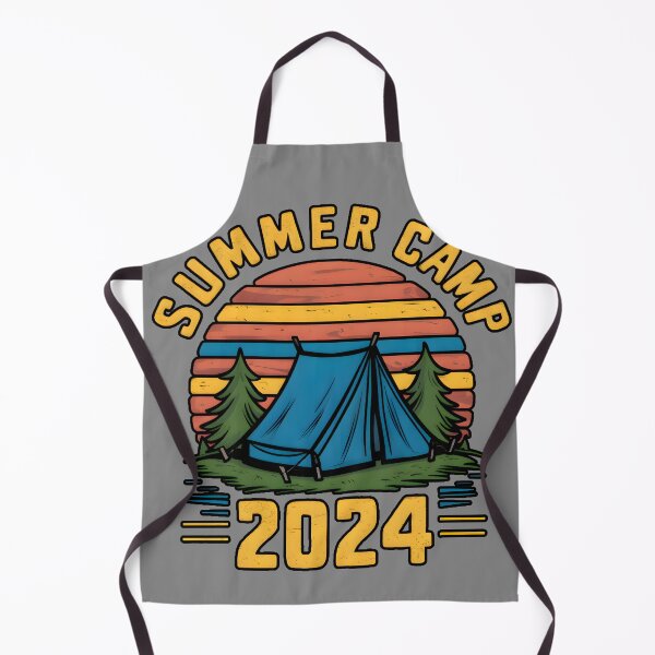 Artikelvorschau, Sommercamp 2024 Retro-inspiriertes Design entworfen und verkauft von ILOVEART247.